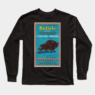 VINTAGE FIRECRACKER BUFFALO Long Sleeve T-Shirt